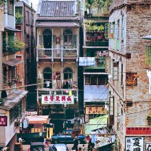 Gough Street – view from Hollywood Road