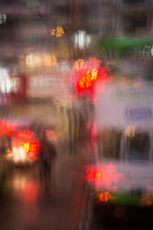 Downpour in Wan Chai