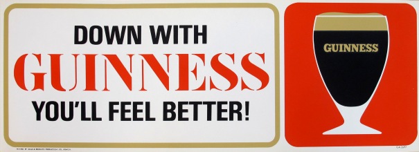 Down with Guinness - You'll feel better!