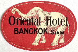 Oriental Hotel, Bangkok, Siam