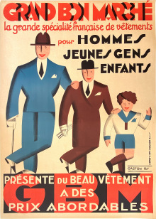 Grand Bon Marché - la grande spécialité française de vêtements pour Hommes Jeunes Gens Enfants