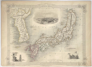 Antique Map - Japan and Corea