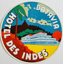 Hotel Des Indes, Batavia Java, Indonesia