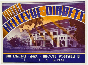 Hotel Bellevue Dibbets, Buitenzorg, Java, Indonesia