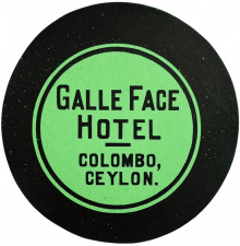 Galle Face Hotel, Colombo, Ceylon (Black and green)
