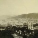 Panoramic view of Hong Kong Harbour and Kowloon from Government House