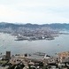 Panoramic view of Hong Kong harbour from Pollock's Path