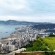 Panoramic view of Hong Kong harbour from Pollock's Path
