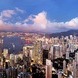 View over Hong Kong from Lugard Road at Dusk