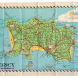 Coloured Pictorial Souvenir Map of Jersey